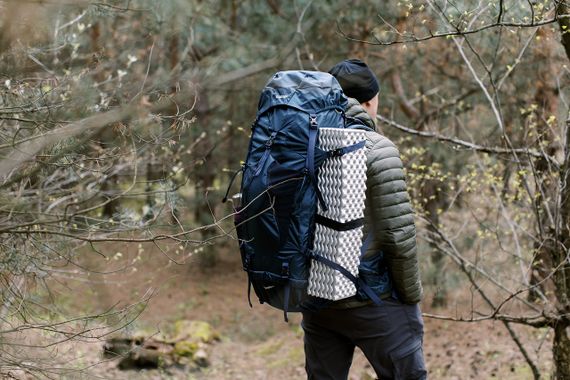 Рюкзак Tramp Expedition 75 л темно-синій, Похідний туристичний рюкзак трамп для трекінгу, Рюкзак для походу і полювання | Зображення 3