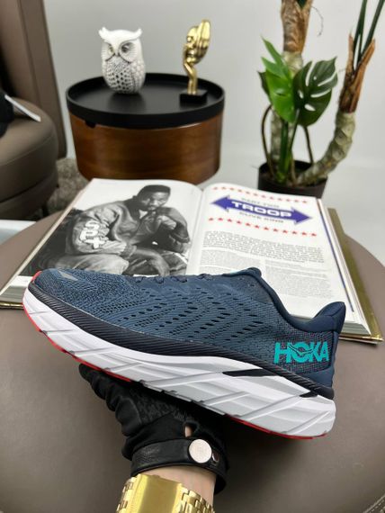 Мужские кроссовки HOKA Clifton 8 Navy White Динаміка твого стилю весна / літо / осінь A4149 42 | Зображення 4