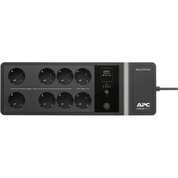 Пристрій безперебійного живлення APC Back-UPS 650VA (BE650G2-GR) | Зображення 1