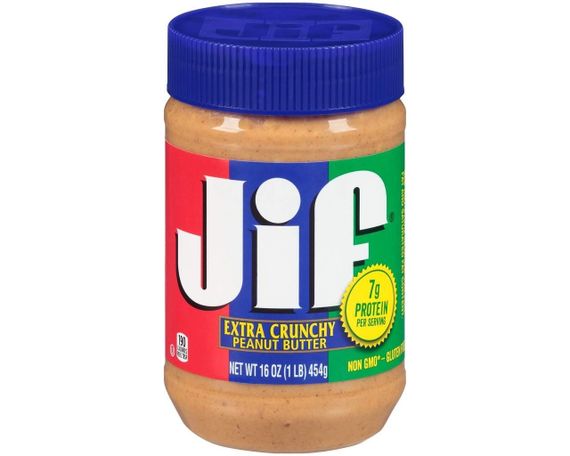 Арахисовая паста Jif Extra Crunchy, 454 грамм США Джиф с кусочками арахиса