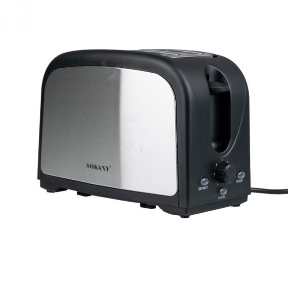 Тостер Sokany HJT008SBST с двумя отделениями 800 Вт