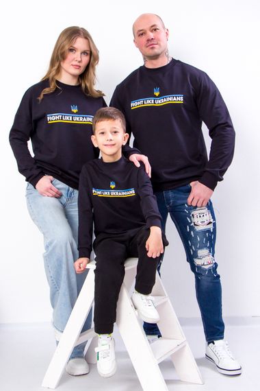 Світшот жіночий "Family look" Носи своє 48 Синій (p-8462-101262) | Зображення 1