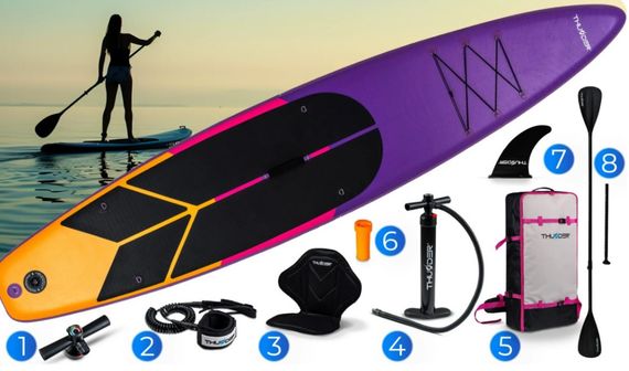 Надувна дошка THUNDER SHARPE 365 см з веслом | Зображення 3