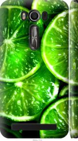Чохол на Asus ZenFone 2 Laser ZE500KL Зелені часточки лимона "852m-113-2448"