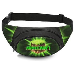Сумка-бананка дитяча з принтом Minecraft поясна сумка для хлопчика (4526)