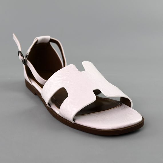 Сандалі жіночі 591729 Білі 36 37 38 39 40 41 | Зображення 1