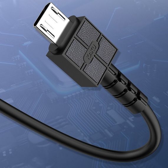 USB кабель Kaku KSC-293 USB - Micro USB 1m - Black | Зображення 3
