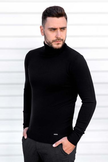 Чоловічий Гольф-водолазка Sun`s House  розмір: 8XL Чорний (арт. RG-45-golf-chornij) | Зображення 1