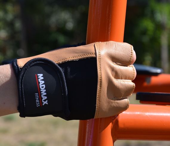 Рукавички для фітнесу MadMax MFG-444 Fitness Brown XL | Зображення 6