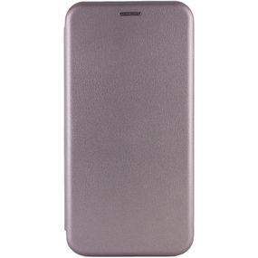 Кожаный чехол-книжка Classy для Xiaomi Redmi Note 14 4G (Europe version) Серый