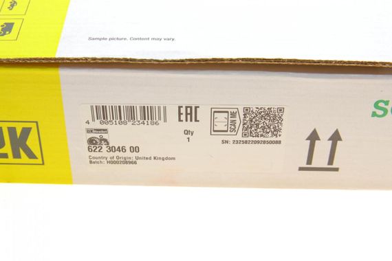 Комплект зчеплення Mini R50 R52 R53 03-07 d=220mm  +вижимний  622 3046 00 | Зображення 8