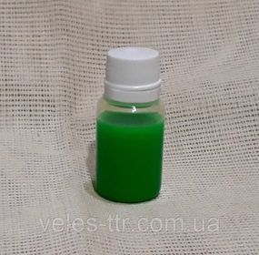 Флуоресцентний барвник САЛАТОВИЙ 10 мл. для епоксидної смоли