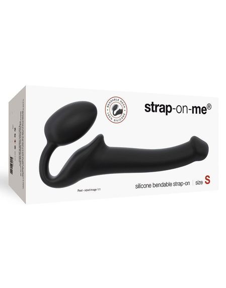 Безремінний страпон Strap-On-Me Black S, повністю регульований, діаметр 2,7 см | Зображення 2