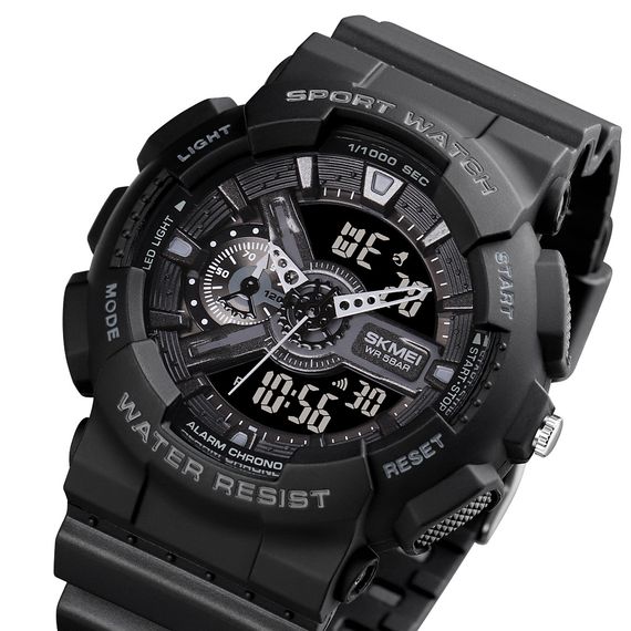 Чоловічий годинник Skmei 1688 All Black. | Зображення 2