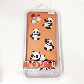 Чохол для Apple Iphone 11 Pro панда .Колір: персиковий WK-87