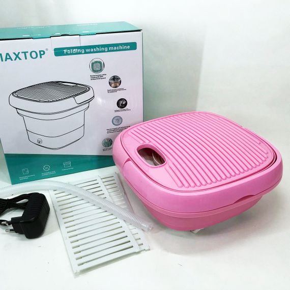 Портативна пральна машина MAXTOP, Міні пральна машина відро для дачі UW-54 | Зображення 2