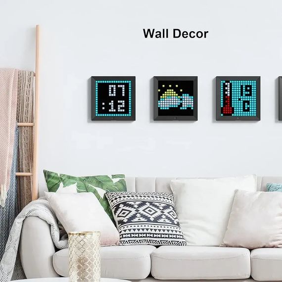 Цифровая фоторамка Pixel Art со светодиодным дисплеем 16x16 APP | Зображення 4