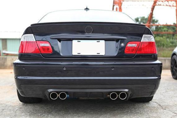 Дифузор заднього бампера V3 (для M3, Карбон) для BMW 3 серія E-46 1998-2006 рр | Зображення 2