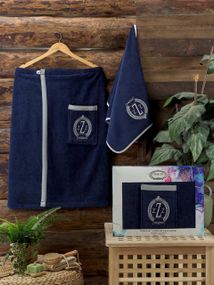 Набір рушників Zeron 127680 Туреччина 50*90  Бавовна Синій