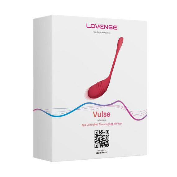 Смарт-віброяйце з пульсацією Lovense Vulse (Thrusting Egg Vibrator), імітація фрикцій Sex Aura | Зображення 7