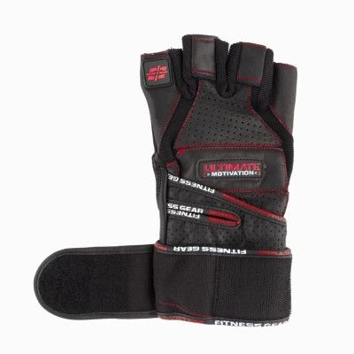 Перчатки для фитнеса Power System Ultimate Motivation PS-2810 Black Red Line M (PS_2810_M_Black/Red) | Зображення 4
