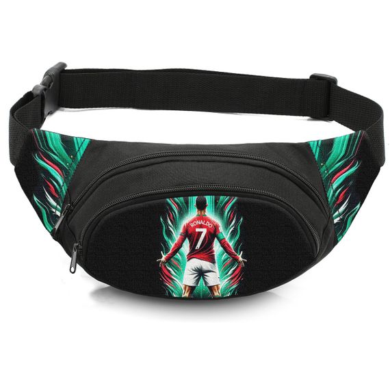 Сумка-бананка детская с принтом Криштиану Роналду поясная сумка для мальчика (4600)