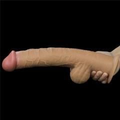 Фалоімітатор - Dual-Layered Handle Cock 12.5" Flesh Sex Aura | Зображення 1