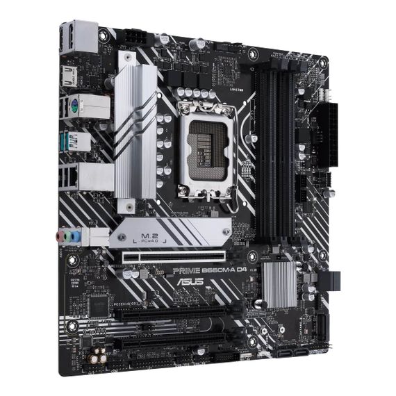 Материнcкая плата ASUS PRIME B660M-A D4-CSM s1700 B660 4xDDR4 M.2 HDMI DP mATX CSM 90MB19K0-M1EAYC | Зображення 1