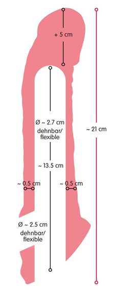 Подовжуюча насадка - Nature Skin Penis Sleeve With Extension sexstyle | Зображення 6