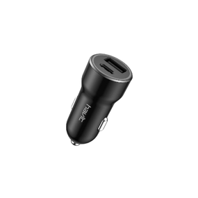 Автомобільний зарядний пристрій Havit HV-CC613 USB+Type-C QC+PD чорний