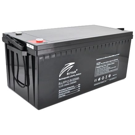 Ritar 12.8В 200А•ч 200А Літієва акумуляторна батарея