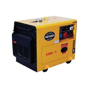 Генератор дизельний KDK7500SC3, 3-фазний 220/400V, 50Hz, 6.9kVA/5.5kW, бак 14.5 л, витрата 1.5 л/год, пуск: стартер (без АКБ),