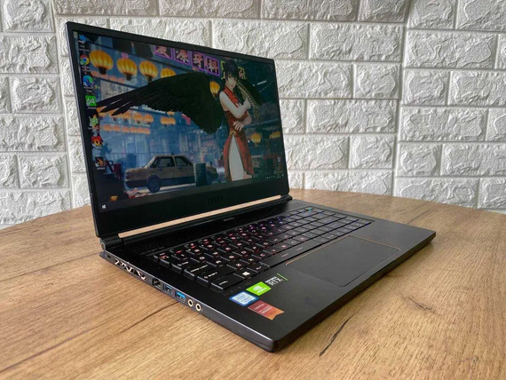 Ноутбук MSI GS 65 Stealth 15.6"FHD/IPS/144Hz/i7 8750H/16/SSD512/RTX2060-6Gb | Зображення 1