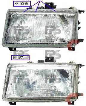 Фара Seat Ibiza 93-97 правая (Depo) механич./электрич. 445-1102R-LD-E 6K2941016L