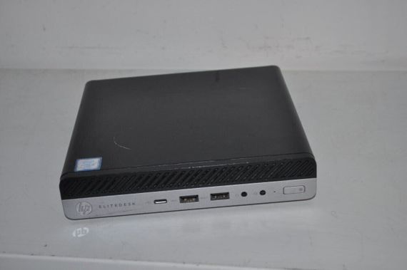 Неттоп HP EliteDesk 800 G3 Desktop Mini USFF / Intel Core i5-7500T (4 ядра по 2.7 - 3.3 GHz) / 8 GB DDR4 / 240 GB SSD / Intel UHD Graphics 630 / Windows 11 Pro / Блок питания б/у + Подарок Флеш память USB 32 GB | Зображення 1