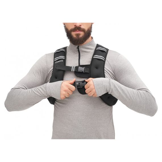 Жилет-обтяжувач для тренувань Cornix Weight Vest 3 кг XR-0342 Black | Зображення 3