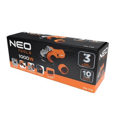Шлифовальная машина Neo Tools 125мм, 1000W, 12000об/мин, 2.0кг (04-716) | Зображення 1