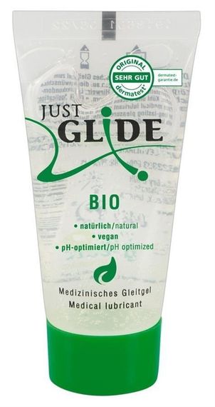 Лубрикант на водній основі Just Glide Bio 50 мл Sex Aura