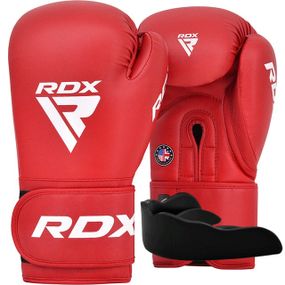 Боксерські рукавиці RDX  AS2 RED-12 унцій (капа в комплекті)