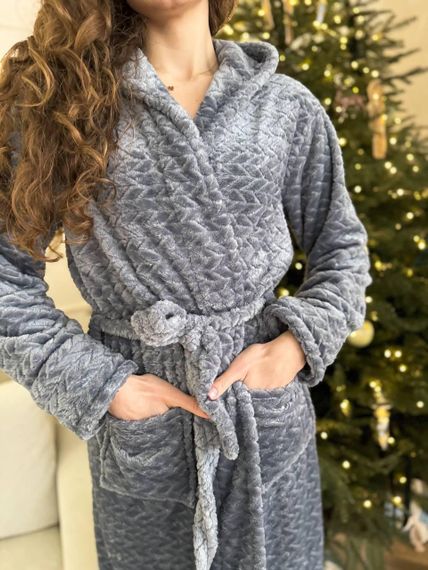 Женский махровый халат (2591/4) XL | Зображення 5