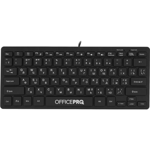 Клавіатура OfficePro SK240 USB Black (SK240)