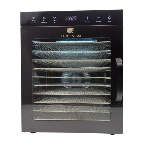 Дегидратор профессиональный Tekhniko DH-10H-BK черный (10 лотков 30*28 см)
