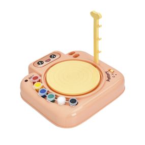 Набор для творчества Гончарный круг ZY113, 6 акриловых красок для покрытия