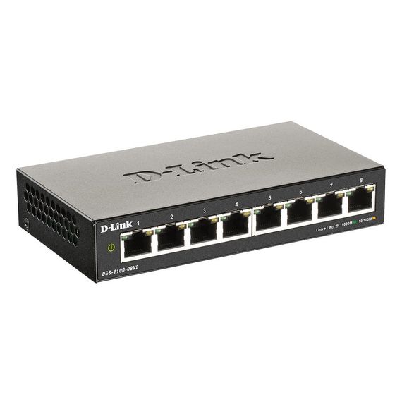 Комутатор мережевий D-Link DGS-1100-08V2 | Зображення 2