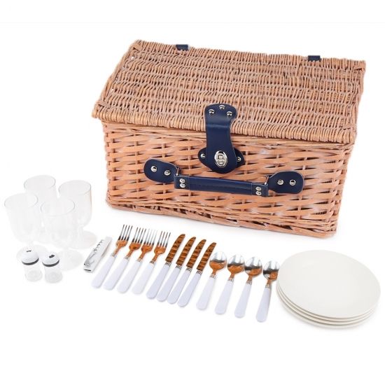 Набор для пикника в корзине на 4 персоны Хорошие Выходные | Зображення 3