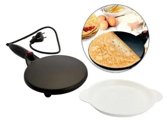 Електроблинниця CREPE MAKER • Сковорода для млинців з антипригарним покриттям | Зображення 1