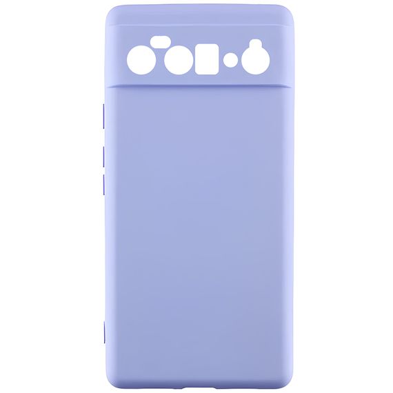 Чохол TPU GETMAN Liquid Silk Full Camera для Motorola Edge 60 Fusion Бузковий / Light purple