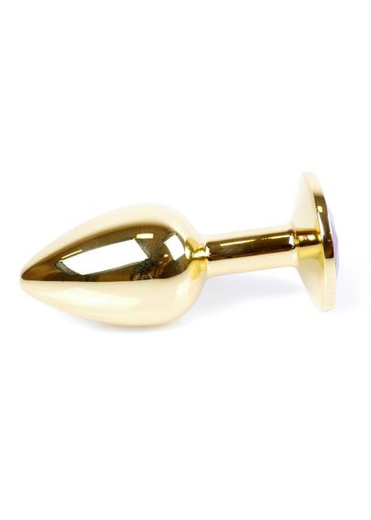 Анальная пробка - Jewellery Gold Plug Green sexstyle | Зображення 3