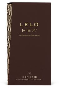Презервативи LELO HEX Condoms Respect XL 12 Pack