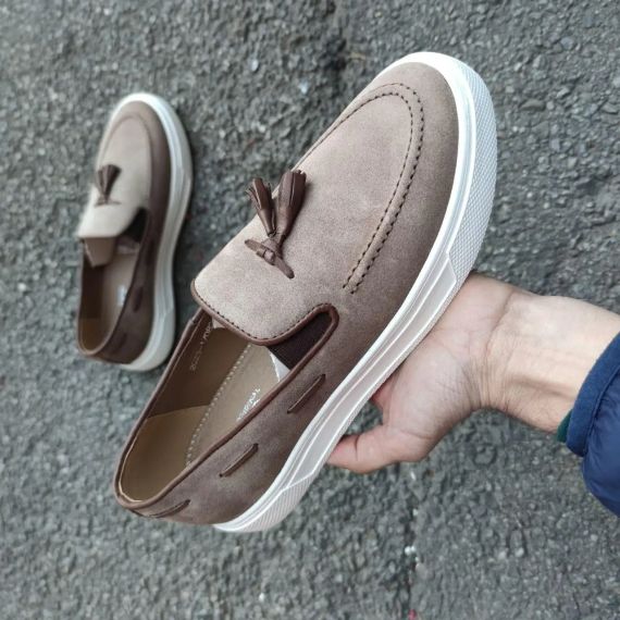 Легкі мокасини на білій підошві 45 розмір | Зображення 3